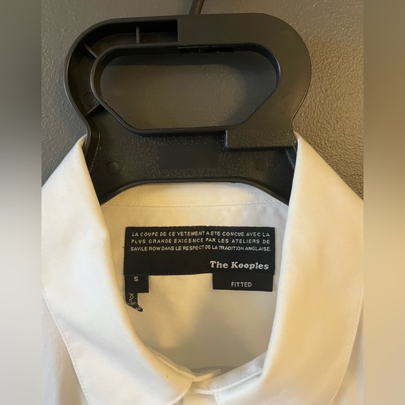 The Kooples Navy Blue Jacket and White Shirt - Picture 2 of 7